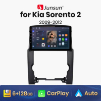 Junsun V1 AI Voice Wireless CarPlay Android Auto Radio for KIA Sorento 2 XM 2009 - 2012 4G Car Multimedia GPS 2din autoradio