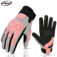 SUOMY Motorcycle Gloves Women Motorbike Riding Luva Lady Touch Screen Moto Cycling Motocross Breathable Gloves Outdoor Sports