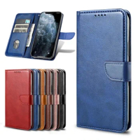 Flip Leather Wallet Phone Case For Samsung A51 A71 A31 A50 A70 A41 A40 A20E A20 A10 A03 A11 A8 2018 Shockproof Phone Bags Case
