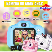 Sanrio Kuromi Kamera Anak Mini Hadiah Anak Kamera Digital Kamera Perekam Video 1080P Camera Usb 2.0