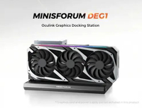 Minisforum Deg-1 Deg 01 Docking Station Deck untuk GPU External Port Oculink GPU PSU Terpisah Cocok 