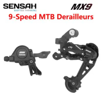 SENSAH MX9 1x9 Speed Groupset MTB Mountain Bike Shifter 9 Speed Rear Derailleur