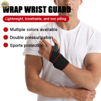 1pc Wrist Brace Extended Strapsports Brace Wrap Wrist Strapsweat Absorbent Wrist Guard