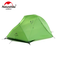 Naturehike NH17T012-T Star River Double Layers 2 Men Two People Camping Tent 4 Seasons For Hiking Picnic with Free Mat