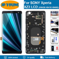 6.0''Original Amoled For SONY Xperia XZ3 LCD Display Touch Screen Digitizer H9436 H8416 H9493 With Frame LCD For Sony XZ3 lcd