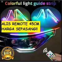 Lampu LED ALIS drl slim 45cm RGB Remote 8 warna Sein Sen Running 45 cm