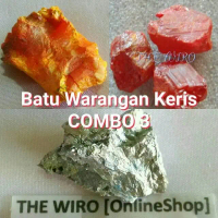Batu Warangan Keris COMBO 3 jamas keris, tombak, kujang, badig,