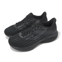 Mizuno 慢跑鞋 Wave Inspire 21 男鞋 超寬楦 黑 波浪片 支撐 運動鞋 美津濃 J1GC2545-03