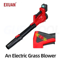 20V Electric Leaf Blower Hair Dryer For Household Dust Removal Rechargeable Leaf Blower Cordless Wireless Portable Grass Blower