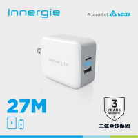 台達Innergie 27M 27瓦 雙孔USB-C極速充電器