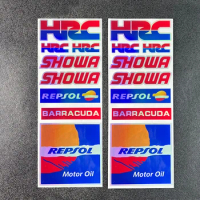Laser color Motorcycle Stickers Decals for HONDA HRC CB650F CB650R CBR650R 1000RR CBF