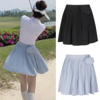 24 New Golf Women's Clothing Skirt Slim Fit Stretch Fit Delivery Bag No Wrinkles Skirt