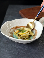 創意日式異形雪碗甜品碗點心碗大號菜盤家用濃湯碗擺盤水果沙拉碗