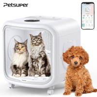 PetSuper 寵物烘毛箱 75L寵物烘幹箱 貓咪烘幹機 家用靜音小狗吹風機MAX 大空間寵物烘乾機