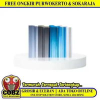 0.8 MM x 84 CM x 3 M / SOLARTUFF TRIMDECK Atap U PVC Gelombang Besar Clear Lembar