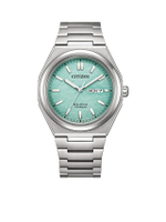 นาฬิกาข้อมือผู้ชาย Super Titanium Eco-Drive รุ่น AW0130-85M 39.5 มม. (ระบบพลังงานแสง) สีน้ำเงิน