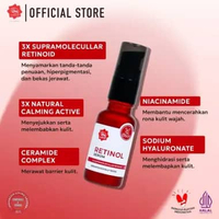 VIVA Triple Face Serum Glowing White Peeling Golw Whitening Retinol Serum VIVA Retinol Serum