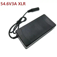 Electric Bicycle Lithium Battery Charger 54.6V 3A 54.6v 3A For 48V Lithium Battery Pack XLR Plug 54.6V3A Charger