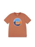 เสื้อยืดเด็กโตผู้ชาย Deserttrail สี Mango