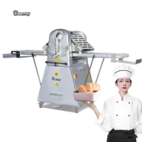 Automatic Dough Pastry Sheeter Roller Reversible Dough Laminator Fondant Cheap Price Bread Croissant Dough Sheeter Machine