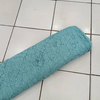 Kain Lace Katun Brokat Premium Elegant Modern Look biru wardah