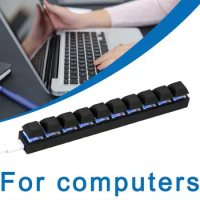 10 Keys Black Custom Mini Keypad Numpad Mechanical Keyboard OSU Programming Macro Keyboard For Photoshop Gaming