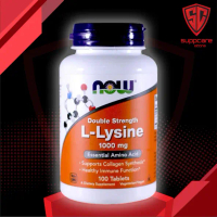 VIÊN GIẢM MỤN NỘI TIẾT TỐ | NOW L-Lysine [500MG - 1000MG] [100 - 250 viên] Tổng Hợp Collagen Tăng Cư