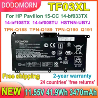 New TF03XL Laptop Battery For HP Pavilion 14-BF 15-CC 15-CD 17-AR 17-AR007CA 17-AR050WM Serie 11.55V 41.9Wh 3470mAh High Quality