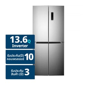 ไฮเออร์ ตู้เย็น 4 ประตู รุ่น HRF-MD350 STL ขนาด 13.6 คิว สีสเตนเลส