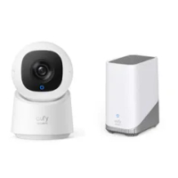 Anker Eufy Indoor Cam C220 (屋内カメラ)+HomeBase S380 【ネットワークカメラ/ベビーモニター/ペット見守り/防犯カメラ / 2K画質 / ズーム対応 / 36
