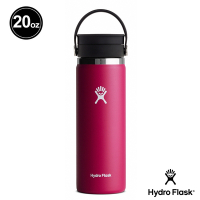 Hydro Flask 20oz/591ml 寬口旋轉咖啡蓋保溫瓶 酒紅色