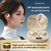X93 หูฟังบลูทูธ Open Ear Bluetooth 5.4 เสียงสเตอริโอ 9D หูฟังไร้สาย OWS HiFi หูฟังพร้อม ไมโคร