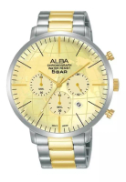 ALBA PHILIPPINES Gold Dial Stainless Steel Strap AT3H03 Quartz Watch 41mm