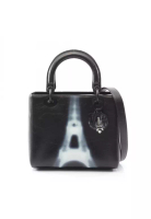 Christian Dior Pre-Loved Christian Dior LADY DIOR lady dior Handbag leather black 2WAY