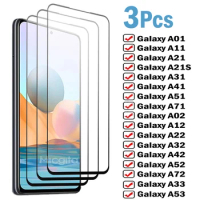 Tempered Glass For Samsung Galaxy A21 A21S A01 A11 A41 A51 A71 A31 Screen Protector Samsung A22 A32 A52 A02S A12 A33 A53 glass
