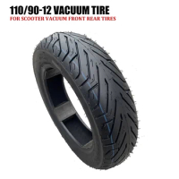 Thickened 110/90 12 scooter vacuum front rear tires 110/90-12 silver steel mini anti slip
