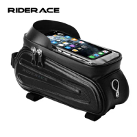 Bicycle Bag Touchscreen Rainproof Bike Front Frame Bag Reflective MTB Front Frame Cell Phone Holder Case Cycling Accessories