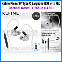 Kefine Klean SV Type C Earphone IEM Mic - Garansi Resmi 1 Tahun CASEI