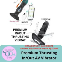 Premium Thrusting In/Out AV Vibrate Alat Bantu Pemuas Pria Wanita