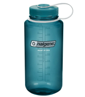 Nalgene 寬嘴水壺/運動水瓶/寬口瓶 Tritan 1000cc 美國製 2178-2056 軍藍色