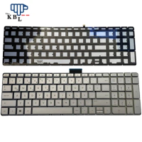 Original New Turkey Language For HP Pavilion 15-AB Silver Laptop Backlight Keyboard 2BBAR22I600 5PTDH3558