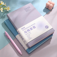 สมุดโน๊ต A5 สมุดวางแผนวาระ 365 วัน ปกอ่อน 152 แผ่น/เล่ม 100 GSM เครื่องเขียนการศึกษาสำนักงาน รายวัน 