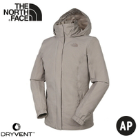 【The North Face 女 DV防水保暖外套《礦物灰》】4U5G/衝鋒衣/防水外套/風雨衣