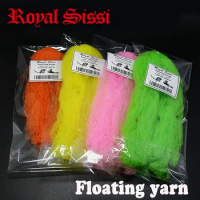 8 colors/set Para Post Wings Polypropylene Floating Yarn 40 cm/bundle super fine dry fly fibers for tying wings &amp; parachutes