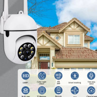 Kamera CCTV 2Antena Mini Nirkabel Wifi 080p Full HD V380Pro