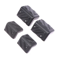2Pcs Speaker Corners Black Plastic Right Angle Rounded Protector Replacements Guitar Amplifier Stage Cabinets Accessories