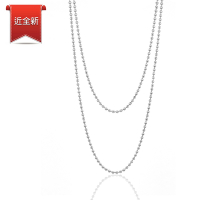 二手品 Tiffany&amp;Co. 34吋長版925純銀串珠項鍊