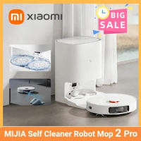 XIAOMI MIJIA Self Washing Robot Vacuum cleaner Mop 2 Pro Smart Dust Collection Cleaner Auto Empty Dock 4000PA Cyclone Suction