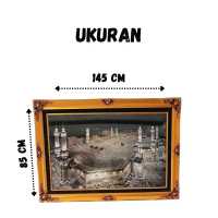 Kaligrafi Gambar Makkah Variasi Lampu, Murottal 30 juz & Mp3