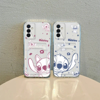 Pemegang Kad Sarung Jelas Lembut, Kalis Kejutan, Untuk Samsung Galaxy A16 A26 A04S A05S A13 A14 A15